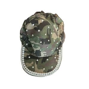 Women's Camo Cap/Hat/Trucker Cap Studs Adjustable